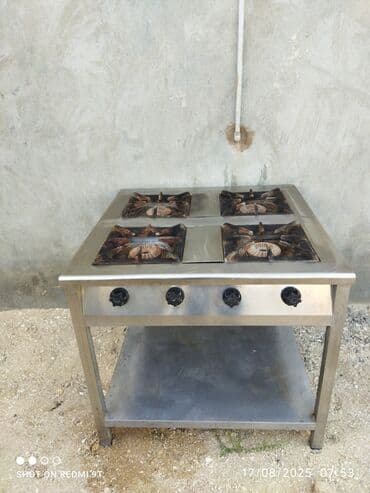 ev sobasi: Plitə Qazlı, Ayrıca dayanan, 4 gözlü, İşlənmiş — 1