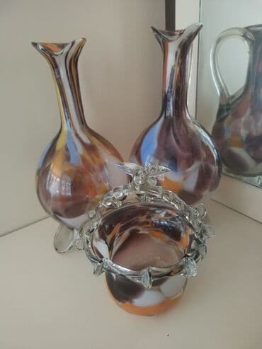 Konfet qabı, 1990 il, Şüşə, Rusiya