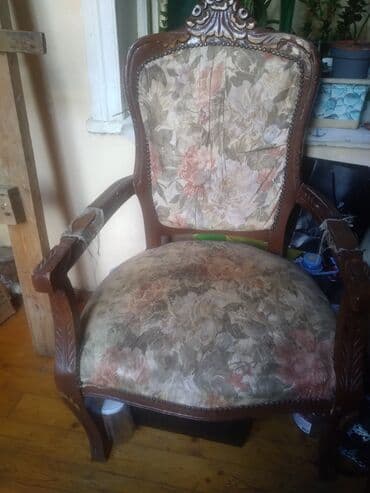 раскладной стул: Для гостиной, Б/у, Нескладной, Стул — 1