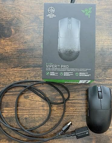 komputer notebook: Razer Viper V3 pro
Sadece usb kabelde işleyir! — 1