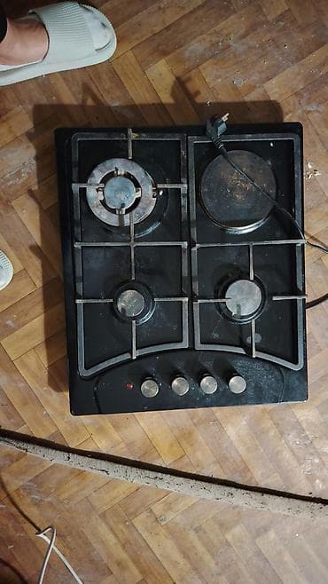 efba soba: Qaz plitələri – 2 model 1) Quraşdırılan 4 gözlü qaz plitəsi — 2