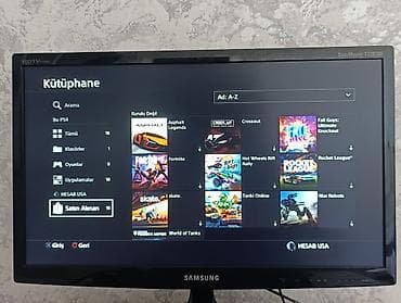 playstatio: PS4 Slim 500gb +2pult +2 disk +15 oyun yaddaşda. Cihaz əla vəziyətdə — 4