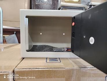 göy seyfe: Rəqəmsal kilidli metal seyf - Material: qalın metal gövdə, toz boya — 3