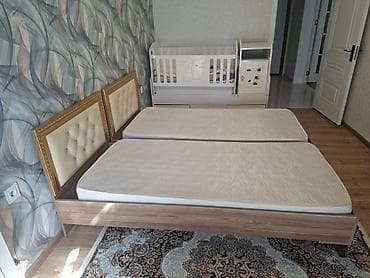 divan desti: Çarpayılar yeni kimidir, heç istifadə olunmayıb üzərinə ancaq döşək — 1