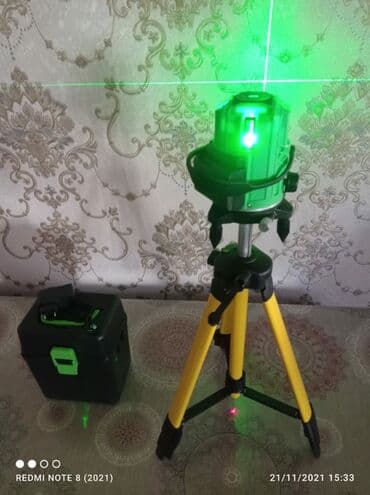 Lazer səviyyə ölçən yeni keyfiyyətli yaşıl şüa ilə 180 dərəcə