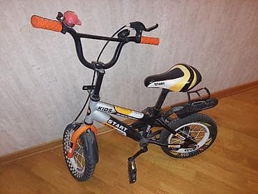 işlənmiş velosiped: 12 lik velosiped. Yan tekerleri de var, sadece cixarilib. Geri taxila — 1