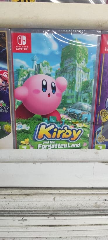 kirby: Nintendo switch üçün kirby and the forgotten land oyun diski. Tam — 1