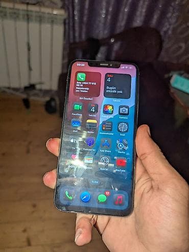 adapter apple: IPhone Xs Max, 64 GB, Face ID, Simsiz şarj, Qırıq — 2