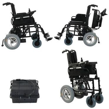 Əlil arabaları: Elektrik təkərli kreslo – kompakt, idarəsi asan, qatlana bilən model — 1