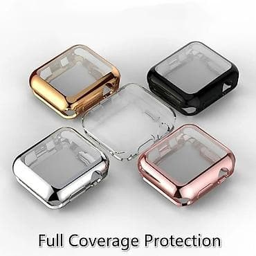 dəri saat kəmərləri: Apple watch qoruyucu kəmər. Yeni. Silikon ekran qoruyucu və qolbaq — 4