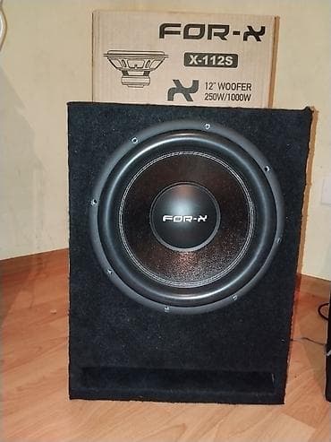 Maqnitofonlar: FOR-X X-112S subvufer - Ölçü: 12 düym (30 sm) woofer - Güc: 250W RMS — 1