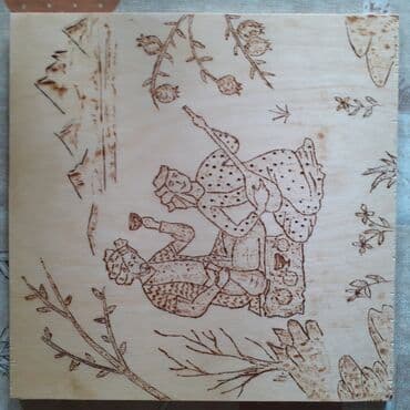 əl ilə çəkilmiş rəsimlər: Yağlı boya ilə əl işləri və ağacdan olan əl işləri — 31