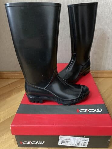 детские зимние резиновые сапоги: Размер: 37, цвет - Черный, Новый — 3