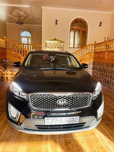 ucuz masin satişi: Kia Sorento – qara rəngdə, zərif və praktik SUV. Əsas xüsusiyyətlər — 2