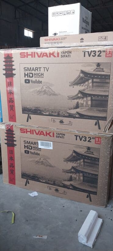 tv stendler 2019: Yeni Televizor Shivaki LED ekran 32" HD (1366x768), Rayonlara çatdırılma, Pulsuz çatdırılma — 2