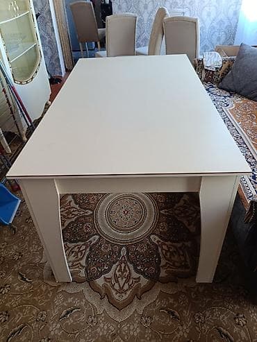 ucuz stol: Qonaq masası, İşlənmiş, Açılmayan, Laminat, Dördbucaq masa — 2