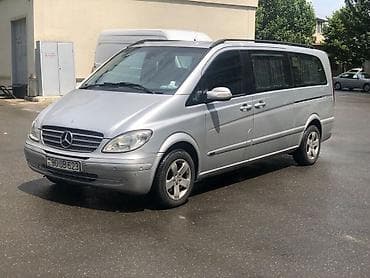 7 yerlik avtomobillər: Mercedes-Benz Viano, gümüşü rəng, Azərbaycanda qeydiyyat — 9