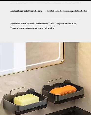 kontakt home redmi note 14: • SİFARİŞLƏ GƏTİRİLİR 🛍️ • Divara yapışdırılan sabun qabı – — 2