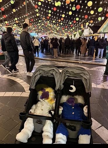 Коляски для двойни: Коляска для двойни — 1