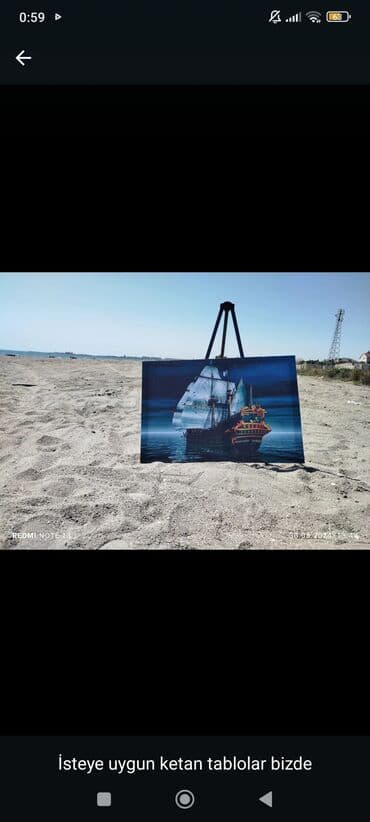 məktəb şəkilləri: Kətan üzərində dekorativ tablolar - İstəyə uyğun fərdi dizaynlar — 7