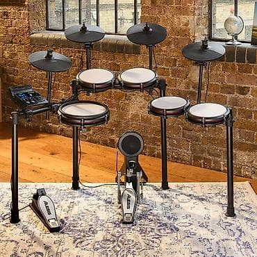 yamaha ses sistemi: Alesis Nitro Max Mesh – elektron zərb qurğusu - 8 ədəd səssiz mesh — 2