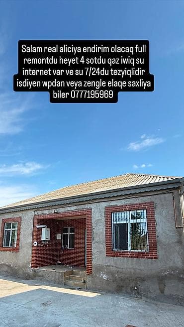 bartee: Biləcəri 3 otaqlı, 110 kv. m, Kredit yoxdur, Yeni təmirli — 1