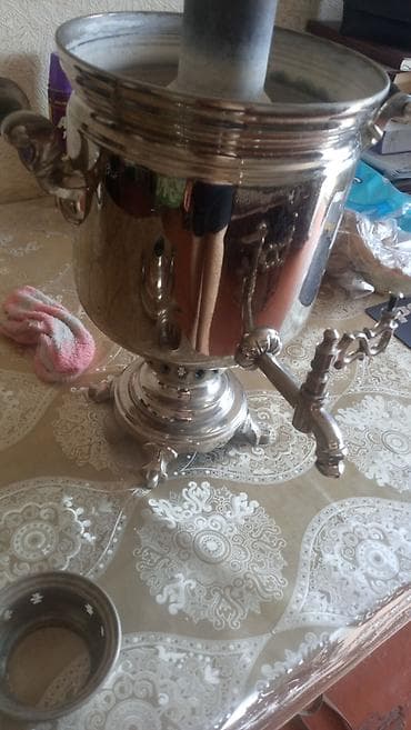 Bağ evi və bağ üçün hərşey: İşlənmiş Od Samovar, 5 l, Ünvandan götürmə — 2