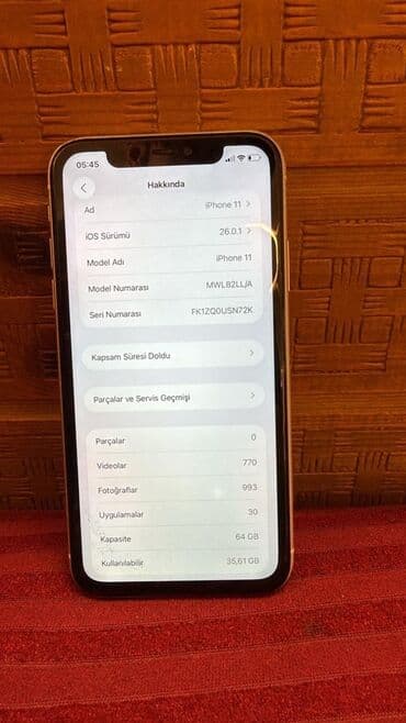 iphone 11 yigilma: IPhone 11, 64 GB, Ağ, Face ID — 4