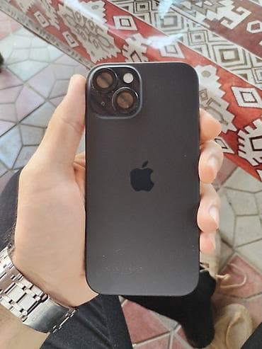 apple macbook: IPhone 15, 128 GB, Qara, Face ID — 1