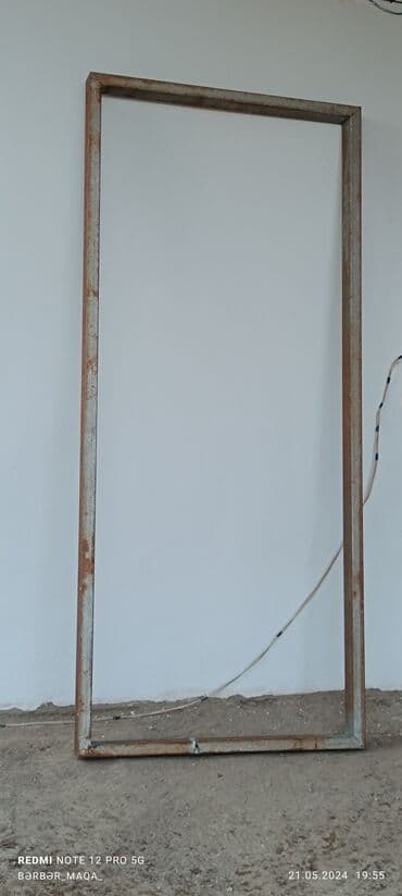 çərçivə satışı: Təcili Satılır 6 ədəddi Eni 95sm hündürlüyü 2,18 smQalın Dəmir — 6