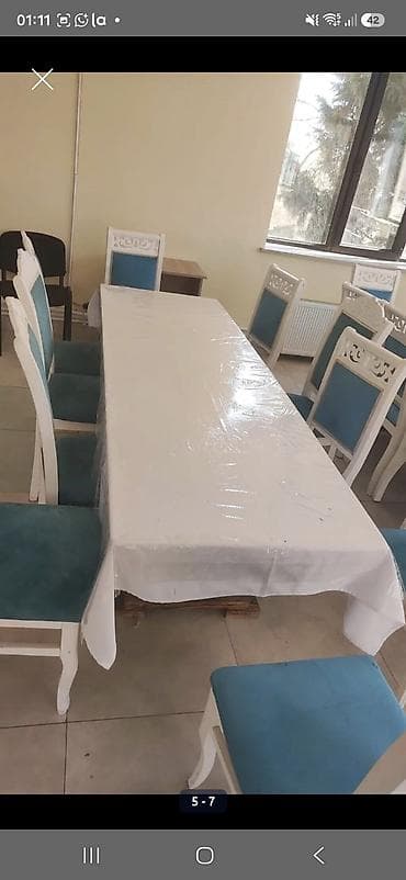 ustular: Restoran ve merasim evleri ucun masa 13 eded var 60/210 Qiymet 50 azn — 3