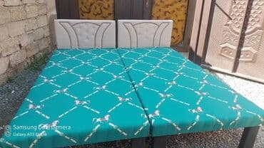 taxt uzluyu: Təzə çarpayılar. 1 nəfərlik çarpayılar 60manat 2 nəfərlik taxt — 25