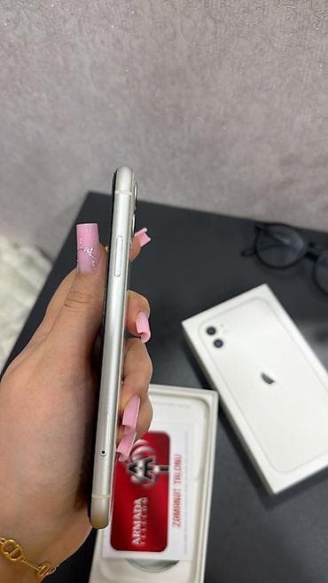 işlenmiş iphone 11: IPhone 11, 64 GB, Ağ, Face ID — 3