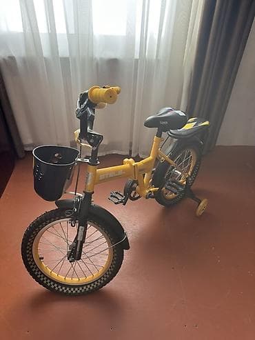 cube velo: Uşaq velosipedi – STELS, 16" yenidir - Rəng: sarı-qara - Çarx ölçüsü — 2