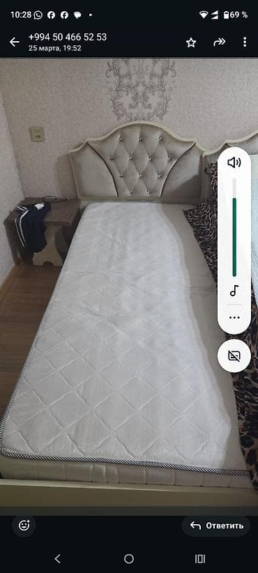 2х yarus carpayı: İşlənmiş, Təknəfərlik çarpayı, Bazasız, Matras ilə, Siyirməsiz — 1