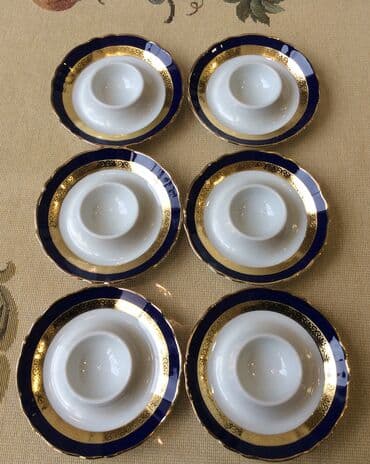 murebbe qablari: Nəlbəkilər, rəng - Göy — 1