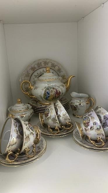 cay servizi: Çay dəsti, Farfor, Madonna, 6 nəfərlik, Yaponiya — 2