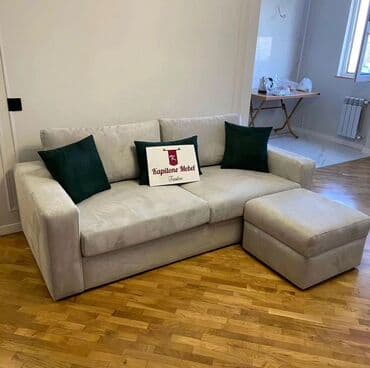 купить раскладной диван: Угловой диван, Новый, Раскладной, С подъемным механизмом, Велюровая ткань, Бесплатная доставка — 9