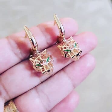 sirqalar qizil: Sırğa, Sarı qızıl, 585 Əyar, 261 g — 3