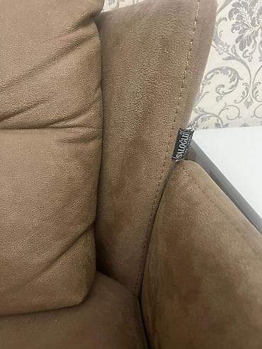 Divan, İşlənmiş, Açılmayan, Bazasız, Vеlur parça — 5