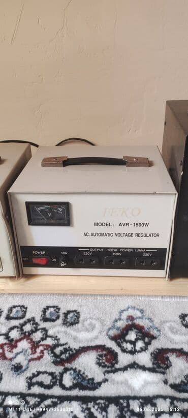 isiq generator satilir: İşlək vəziyyətdə olan bir neçə avtomatik gərginlik tənzimləyicisi — 3