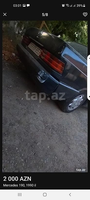 range rover oluxana: Mercedes-Benz 190: 2 l | 1990 il Sedan — 4