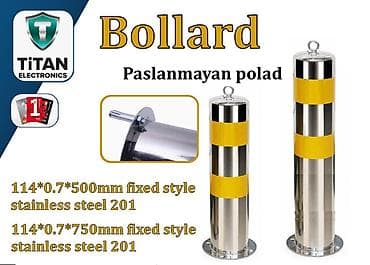 Lalafoda yeni: Yol dirəyi (Bollard) Bollard tehlukesizlik sistemi asan ve rahat — 1