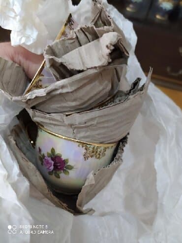 qədim mis qablar: Nahar dəsti, rəng - Ağ — 6