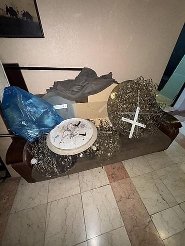 lyustur: Led Çılçıraq, 4 və daha çox lampa, Metal — 3