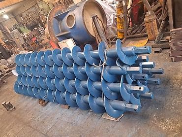 Sənaye vint konveyer üçün vida mil hissələri (şneklər) Məhsul