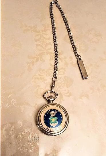 командирские часы: ABŞ Hərbi Hava Qüvvələri (United States Air Force) loqolu cib saatı və — 1