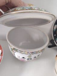 supnik qaşığı: Супник китайский с крышкой в стиле famille rose середина 20 века — 2