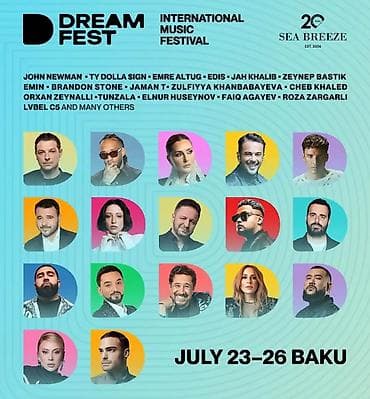 Dreamfestə biletlər satılır. 23 iyul 2 ədəd fan zona və 25 iyula at lalafo.az Dreamfestə biletlər satılır. 23 iyul 2 ədəd fan zona və 25 iyula