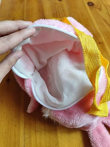 cins uşaq şortikləri: Uşaq çantası – Dovşan dizaynlı, bir dəfə istifadə edilib, təcili pul — 5